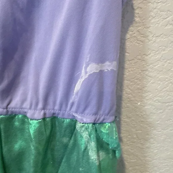 Little Mermaid Princess Dress Up Ariel Costume Kids Size Small (6/6x) Dress - Picture 8 of 9